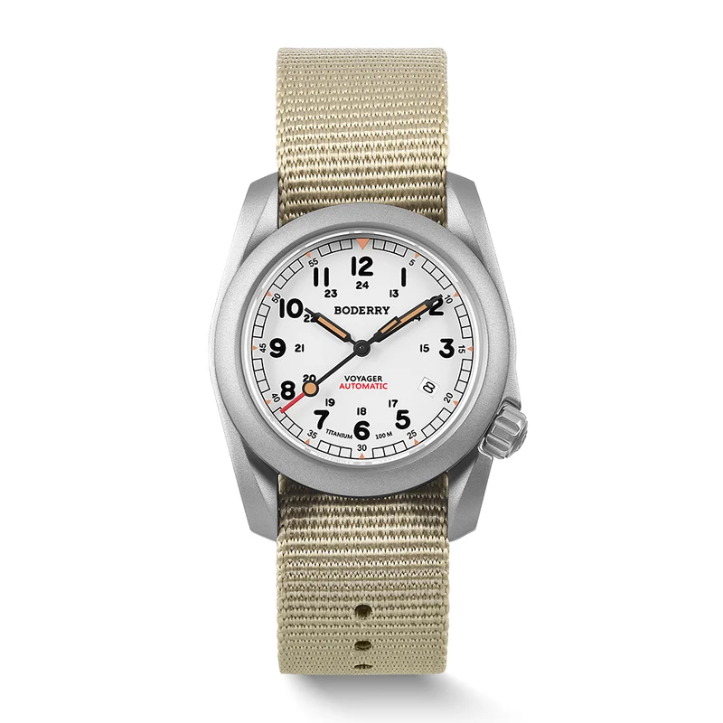 Boderry VOYAGER Titanium Automatic Field Watch