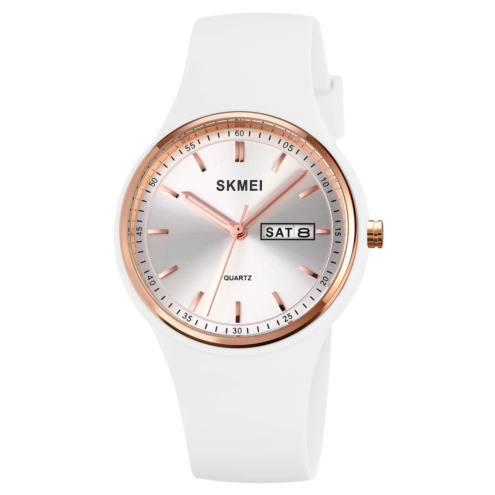 Skmei Analog Watch for Women with Silicone Strap