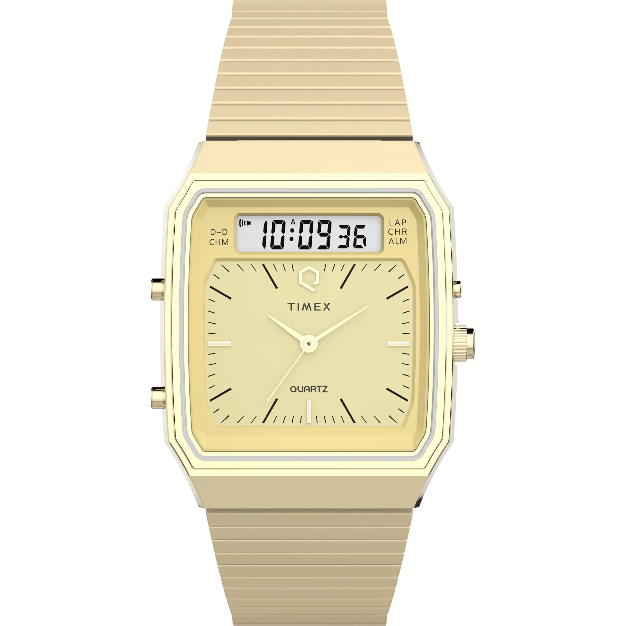 Timex Q Rectangle Dial Analog Watch