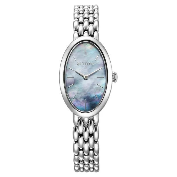 Titan Aura Quartz Analog Mother Of Pearl Dial
