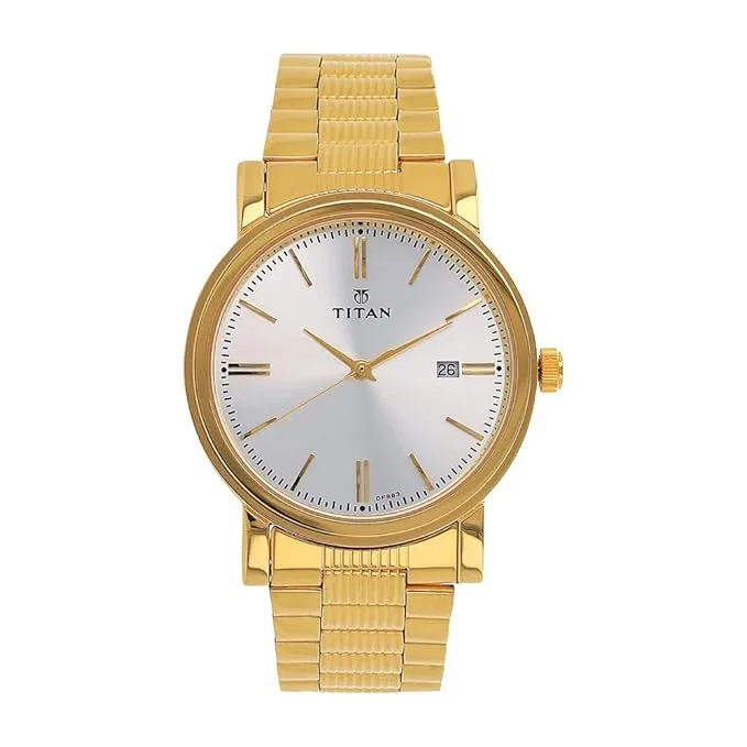 Titan Quartz Analog with Date
