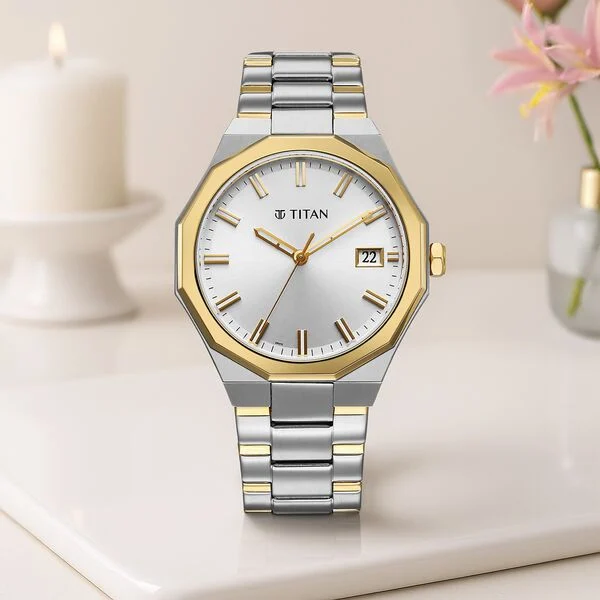Titan Regalia Dodecagon Quartz Analog Watch