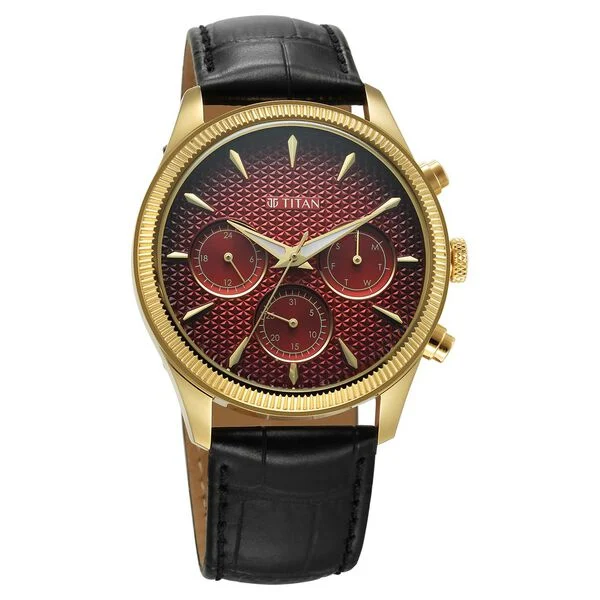 Titan Regalia Opulent Quartz Analog with Day and Date Watch