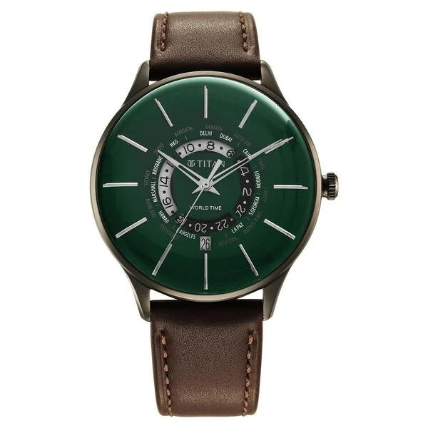 Titan World Time with Date Watch